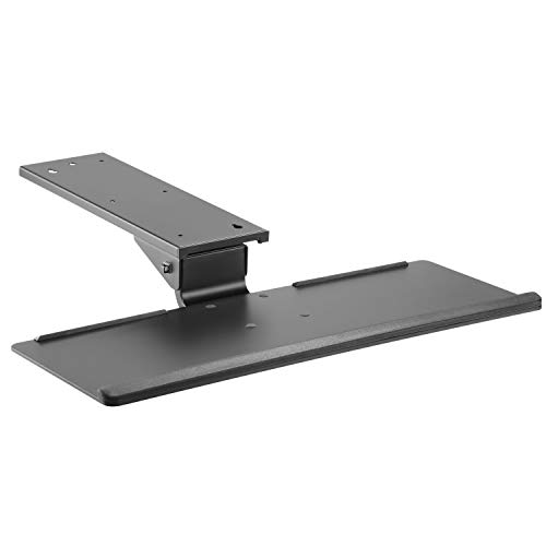 RICOO Tastaturauszug CZ0300 zur Untertischmontage, ausziehbare & neigbare Tastaturschublade unter dem Schreibtisch, ergonomische Tastaturablage für Computertisch, universal für PC & Büro von RICOO