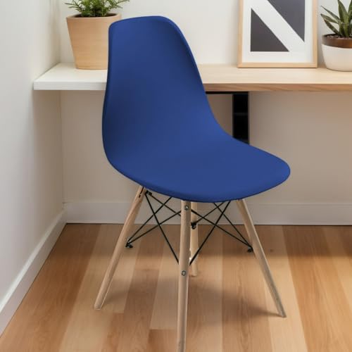 Polyester Stuhlhussen Für Esszimmerstühle Hohe Rückenlehne Stretch Stuhlhussen Set 6 Stück Waschbare Abnehmbare Stuhlhussen Zuhause Hotel Bankett,E,6PCS von RICPYOIU