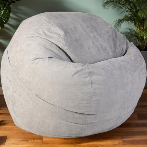 RICPYOIU Polyester Weich Großer Sitzsackbezug Ohne Füllung Birnenförmiger Sitzsack Für Erwachsene Möbelbezug Für Wohnzimmer Schlafzimmer Ohne Futter,I,90 * 55cm von RICPYOIU