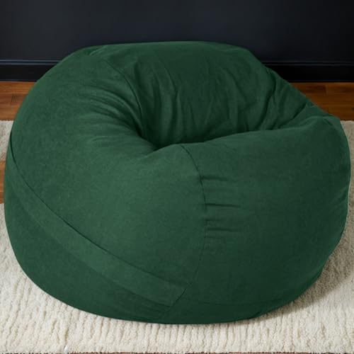RICPYOIU Polyester Weich Sitzsack-Stühle Faules Sofa Für Wohnzimmer Und Schlafzimmer Sitzsack-Stuhl Für Erwachsene/Jugendliche Möbelbezug Ohne Füllstoff,G,120 * 65cm von RICPYOIU