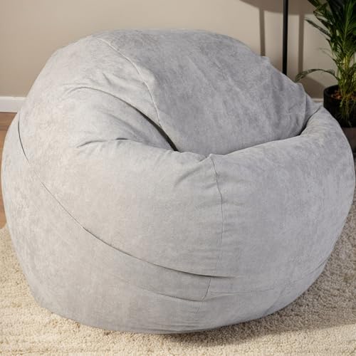 RICPYOIU Polyester Weich Sitzsack-Stühle Faules Sofa Für Wohnzimmer Und Schlafzimmer Sitzsack-Stuhl Für Erwachsene/Jugendliche Möbelbezug Ohne Füllstoff,I,105cm*65cm von RICPYOIU
