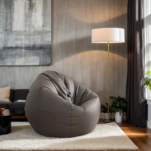 RICPYOIU Sitzsack Für Erwachsene Großer 3-Fuß Ohne Füllung Hülle Aus Weichem Polyester Birnenförmig Waschbar Geeignet Für Wohnzimmer Und Möbelbezug Im Schlafzimmer,N,90 * 100cm von RICPYOIU