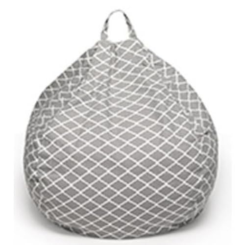RICPYOIU Sitzsack-Stuhl Ohne Füllung Runde Weiche Polyesterhülle Bodensofa Mit Griff Für Erwachsene Und Jugendliche Für Den Garten Im Freien,K,Diameter 90cm von RICPYOIU