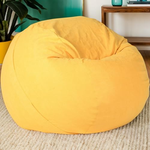 RICPYOIU Sofa-Sack-Sitzsäcke Riesige Sitzsäcke Für Erwachsene Aus Weichem Polyester Ohne Füllstoff Birnenförmig Geeignet Für Wohnzimmer Und Schlafzimmermöbelbezüge,E,90 * 55cm von RICPYOIU