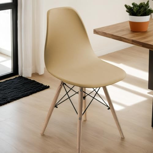 Stretch Stuhlhussen Set 6 Stück Hohe Rückenlehne Polyester Stuhlhussen Für Esszimmerstühle Waschbare Abnehmbare Stuhlhussen Zuhause Hotel Bankett,B,6PCS von RICPYOIU