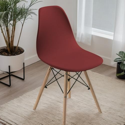 Waschbare Abnehmbare Stuhlhussen Stretch Stuhlhussen Set 6 Stück Polyester Stuhlhussen Für Esszimmerstühle Hohe Rückenlehne Zuhause Hotel Bankett,D,3PCS von RICPYOIU
