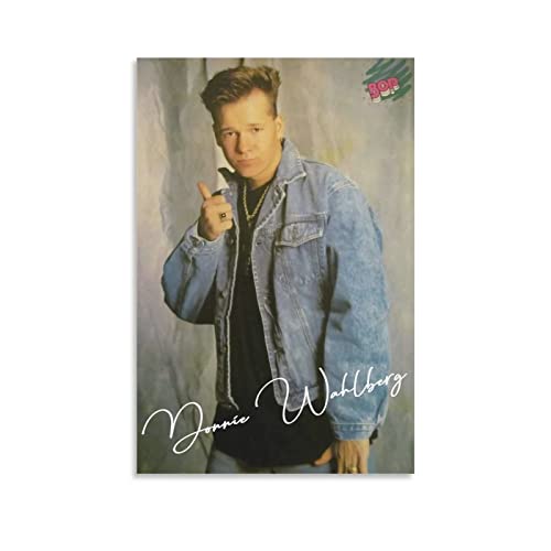 RIDAEX Foto Auf Leinwand 60 * 90cm Senza Cornice Donnie Wahlberg Poster Estetica Camera Decor Wall Art per Boys Home von RIDAEX