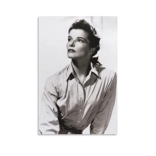 RIDAEX Leinwand Bilder Kunst 60 * 90cm Senza Cornice Hollywood Legend Actress Katharine Hepburn Retro Photo Poster Canvas Wall Art Room Pictures for Bedroom Gifts Decor RIDAEX Leinwand Bilder Kunst 60 * 90cm Senza Cornice Hollywood Legend Actress Katharine Hepburn Retro Photo Poster Canvas Wall Art Room Pictures for Bedroom Gifts Decor von RIDAEX