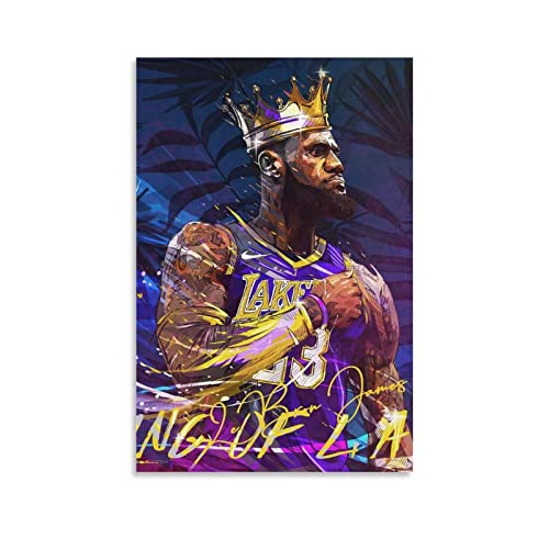 RIDAEX Leinwand Druck Poster 30 * 50cm Senza Cornice LeBron James Tela Decorativa Wall Art Soggiorno Poster Camera da letto RIDAEX Leinwand Druck Poster 30 * 50cm Senza Cornice LeBron James Tela Decorativa Wall Art Soggiorno Poster Camera da letto von RIDAEX