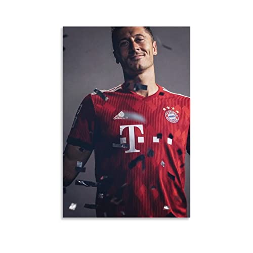 RIDAEX Leinwand Druck Poster 50 * 70cm Senza Cornice Robert Lewandowski Poster Home Decoration Room Wall Art for Bedroom Living Room RIDAEX Leinwand Druck Poster 50 * 70cm Senza Cornice Robert Lewandowski Poster Home Decoration Room Wall Art for Bedroom Living Room von RIDAEX