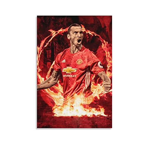 RIDAEX Poster und Drucke 30 * 50cm Senza Cornice Zlatan Ibrahimović Poster Decorazione domestica Camera Arte della parete per la camera da letto Soggiorno von RIDAEX