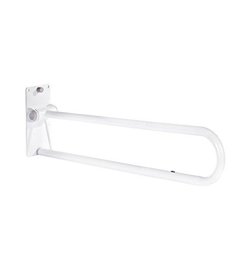 RIDDER Assistent A0130201 WC Aufstehbügel, Haltegriffe, klappbar, ca. 76 cm, weiß von RIDDER Assistent