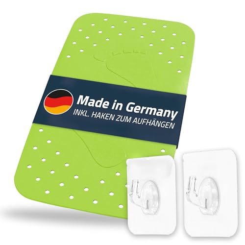 Badewanneneinlage, Wanneneinlage, Badematte Step ca. 38x72 cm, hellgrün, 100% TPE | inkl. 2 Haken | frei von PVC, Phthalaten, Blei, Latex | TÜV geprüft | Made in Germany Badewanneneinlage, Wanneneinlage, Badematte Step ca. 38x72 cm, hellgrün, 100% TPE | inkl. 2 Haken | frei von PVC, Phthalaten, Blei, Latex | TÜV geprüft | Made in Germany von RIDDER