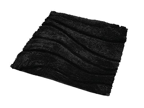 RIDDER Badezimmerteppich La Ola schwarz 55x50 cm von RIDDER