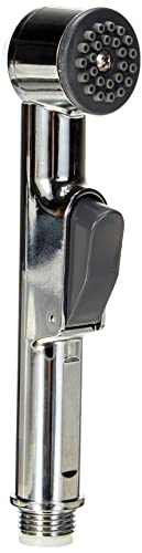 RIDDER Brausekopf, Duschkopf, Handbrause Santa Cruz, chrom, ABS | Anti-Kalk-Noppen | Rostfrei | KTW Zertifiziert | Start-Stop, 18,2 x 3,2 x 4 cm von RIDDER