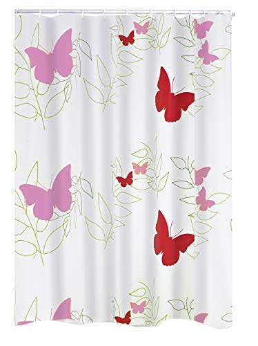 RIDDER Butterflies Duschvorhang, PEVA, Multicolor von RIDDER