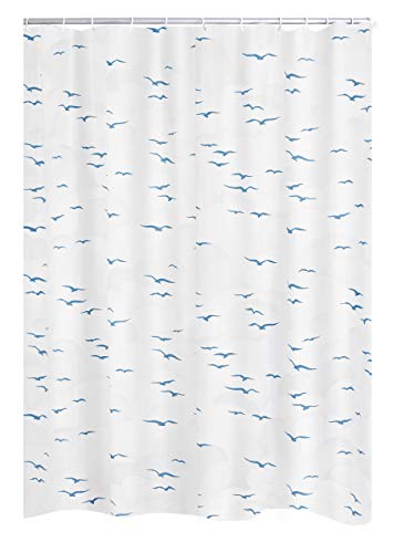 RIDDER Duschvorhang Folie Sylt blau 240x180 cm von RIDDER