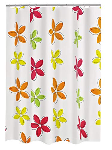 RIDDER Duschvorhang Textil Fleur Multicolor 180x200 cm von RIDDER