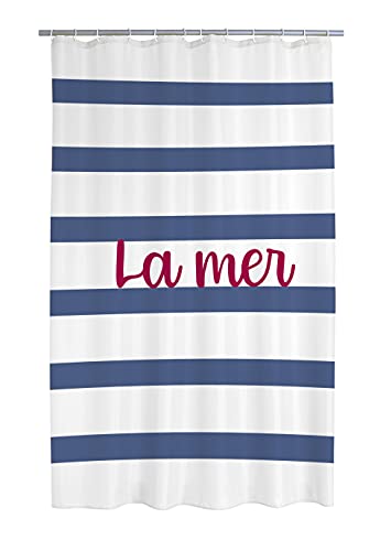 RIDDER Duschvorhang Textil La Mer Multicolor 180x200 cm von RIDDER