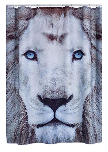 RIDDER Duschvorhang Textil Lion Multicolor 180x200 cm von RIDDER