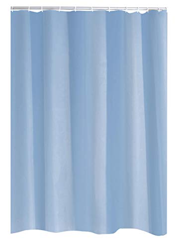 RIDDER Duschvorhang Textil Madison hellblau 120x200 cm von RIDDER