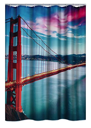 RIDDER Duschvorhang Textil San Francisco Multicolor 180x200 cm RIDDER Duschvorhang Textil San Francisco Multicolor 180x200 cm von RIDDER