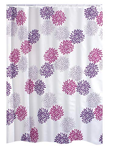 RIDDER Duschvorhang Textil Sandra lila 180x200 cm RIDDER Duschvorhang Textil Sandra lila 180x200 cm von RIDDER