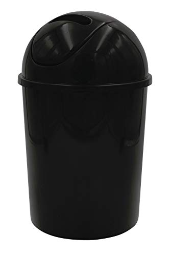 RIDDER Kosmetikeimer, Abfalleimer mit Schwingdeckel Eco 5 L schwarz RIDDER Kosmetikeimer, Abfalleimer mit Schwingdeckel Eco 5 L schwarz von RIDDER