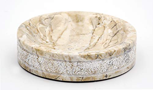 Ridder Posh Seifenschale, marmor, ca. 10,2 x 10,2 x 2,5 cm von RIDDER