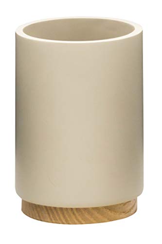 Ridder Sassy Becher, Polyresin, beige, ca. 6,9 x 6,9 x 10,5 cm von RIDDER