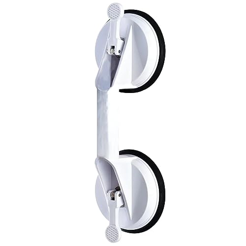 Sauggriff. Artikelmaße 355mm x 80mm x 92mm x 125mm. Großer Saugnapf mit einer Zugkraft von maximal bis zu 100 kg, in weiß. von RIDDER Assistent