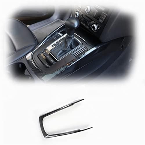 Mittelkonsole Dekor ABS Kunststoff für Au-di Q5 2010 2011 2012 2013 2014 2015 2016 2017,Auto Mittelkonsole Schalttafel Rahmen Abdeckung Trim Car Center Console Shifter Panel Abdeckung von RIDELF