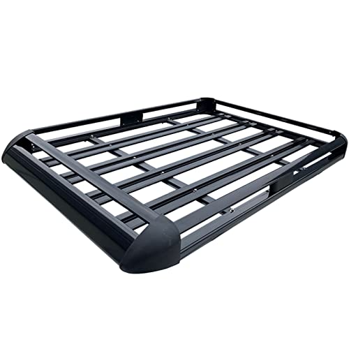 RIDELF Auto Dachgepäckträger für Suzuki Jimny GJ FJ/Samurai 1998-2022 2023 2024, Auto Top Gepäckträger Korb Dachträger Fracht Dachkorb Geringe Windgeräusche Dekoratives Zubehör,Double-Layer-1.3M von RIDELF