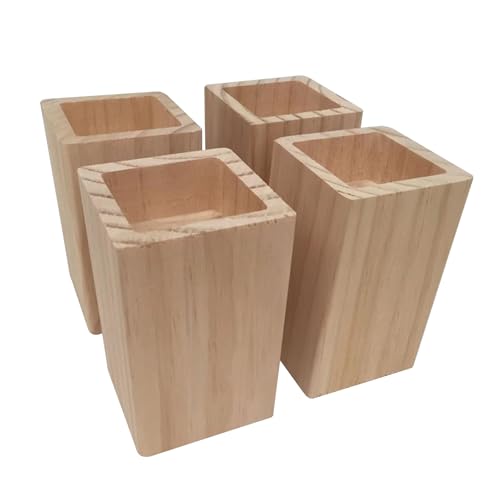 RIDELF Möbelerhöhung Tischerhöhung Betterhöhung Möbelbeine Schrankbeine Möbelfüße Bettfüße Sofafüße Stützfuß Holz Sofa Bett Tisch Couch Stuhl Erhöhung Füße für Möbel(Rise 15cm,4cm≤5cm) RIDELF Möbelerhöhung Tischerhöhung Betterhöhung Möbelbeine Schrankbeine Möbelfüße Bettfüße Sofafüße Stützfuß Holz Sofa Bett Tisch Couch Stuhl Erhöhung Füße für Möbel(Rise 15cm,4cm≤5cm) von RIDELF