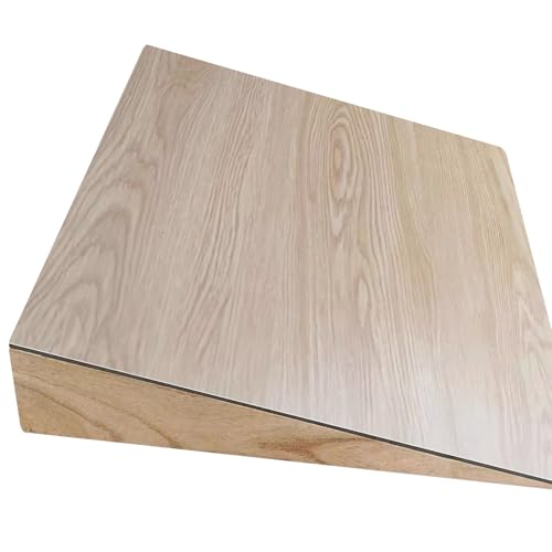 Türschwellenrampe Staubsauger Roboter Rampe Saugroboter Rampe aus Holz Rollstuhlrampe Türschwelle Rampen für Saugroboter Mähroboter Rollstühle Scooter Rollstuhl(48x50x10cm) von RIDELF