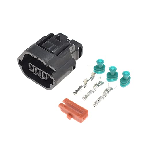 RIDENS 1-20 Sets. MG641234-5 3. Pin Way 1.5mm weibliche wasserdichte Nockenwellensensor-Plug-Auto-Anschluss 7283-8730-30 (Size : 1Set) von EVURU