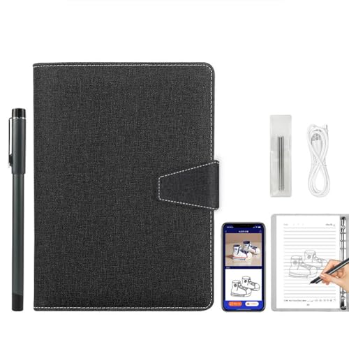 RIDEONMOP Syncify Digital Sketchbook mit 5 Ersatzminen, Syncify Digital Sketchbook Pro V2, Smart Sync Pen & Notebook, Zeichnen, Schreiben, Notizen machen,Schwarz RIDEONMOP Syncify Digital Sketchbook mit 5 Ersatzminen, Syncify Digital Sketchbook Pro V2, Smart Sync Pen & Notebook, Zeichnen, Schreiben, Notizen machen,Schwarz von RIDEONMOP