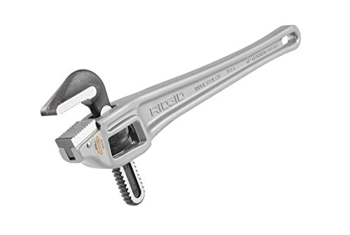 RIDGID 31125 Modell 18 Eckrohrzange aus Aluminium, 18" Sanitär-Schraubenschlüssel von RIDGID