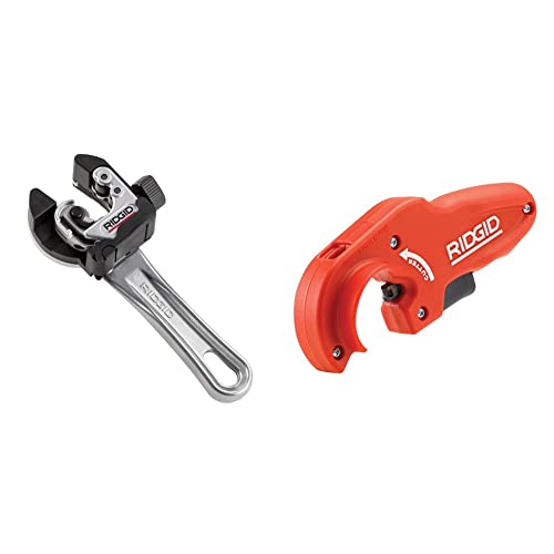 RIDGID 32573 2-in-1 Mini-Rohrabschneider Mit AUTOFEED und Ratschengriff, 6-28 mm & 40868 PTEC 5000 Kunststoff-Rohrabschneider, 50 mm RIDGID 32573 2-in-1 Mini-Rohrabschneider Mit AUTOFEED und Ratschengriff, 6-28 mm & 40868 PTEC 5000 Kunststoff-Rohrabschneider, 50 mm von RIDGID