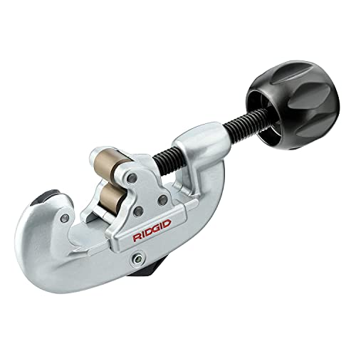 RIDGID 32925 Modell 15S Vorschubspindel-Rohrabschneider mit Hochleistungsschneidrad, Stahlrohrabschneider 5 mm bis 28 mm von RIDGID