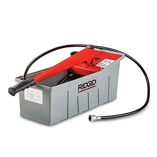 RIDGID 50072 Modell 1450 Druckprüfpumpe, 50 bar (725 psi) Wasserdruckprüfpumpe, manuelle Prüfpumpe von RIDGID