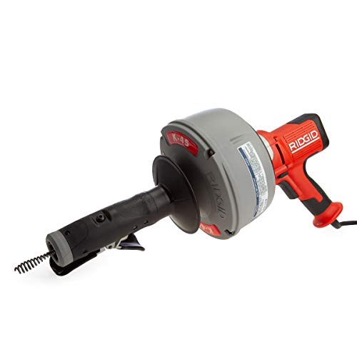 RIDGID 63698 Abflussreiniger, K-45AF5 220-240 (mit UK-Stecker), Maschine mit automatischer Zufuhr von RIDGID