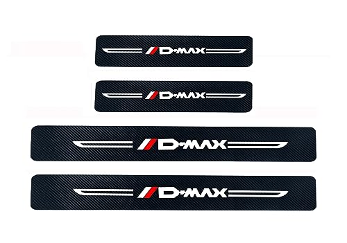 RIDGOEL 4 Stück Auto Einstiegsleisten Schutzfolie Kohlefaser Türschweller Aufkleber für Isuzu Dmax D-max Automobile Tür Schritt Platte Abdeckung Lackschutzfolie Universelles Zubehör White RIDGOEL 4 Stück Auto Einstiegsleisten Schutzfolie Kohlefaser Türschweller Aufkleber für Isuzu Dmax D-max Automobile Tür Schritt Platte Abdeckung Lackschutzfolie Universelles Zubehör White von RIDGOEL