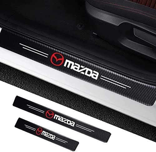 RIDGOEL 4 Stück Auto Einstiegsleisten Schutzfolie Kohlefaser Türschweller Aufkleber für Mazda 2 3 5 6 CX-3 CX-30 CX-5 CX-50 CX-60 CX-7 CX-8 CX-9 Auto Tür Schritt Platte Abdeckung Lackschutzfolie A RIDGOEL 4 Stück Auto Einstiegsleisten Schutzfolie Kohlefaser Türschweller Aufkleber für Mazda 2 3 5 6 CX-3 CX-30 CX-5 CX-50 CX-60 CX-7 CX-8 CX-9 Auto Tür Schritt Platte Abdeckung Lackschutzfolie A von RIDGOEL