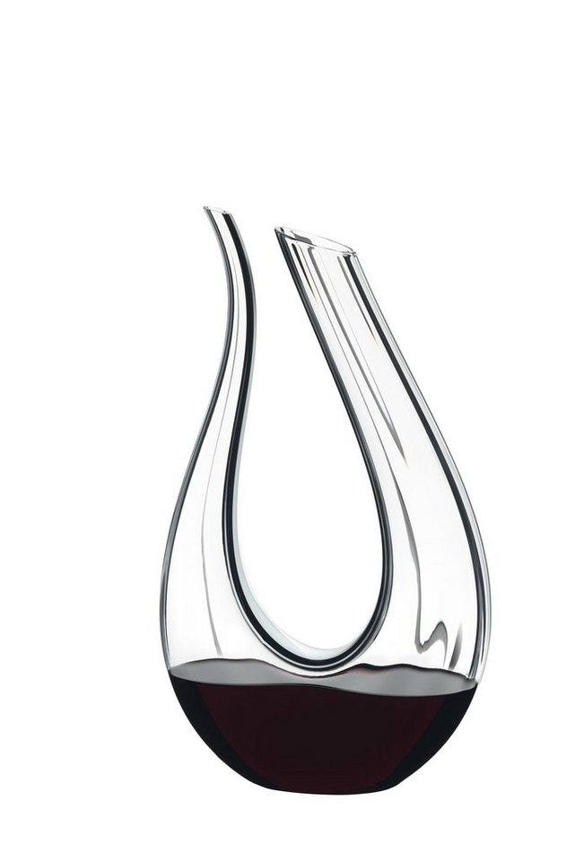 RIEDEL THE WINE GLASS COMPANY Dekanter Riedel Dekanter Amadeo Fatto a Mano Black / White von RIEDEL THE WINE GLASS COMPANY