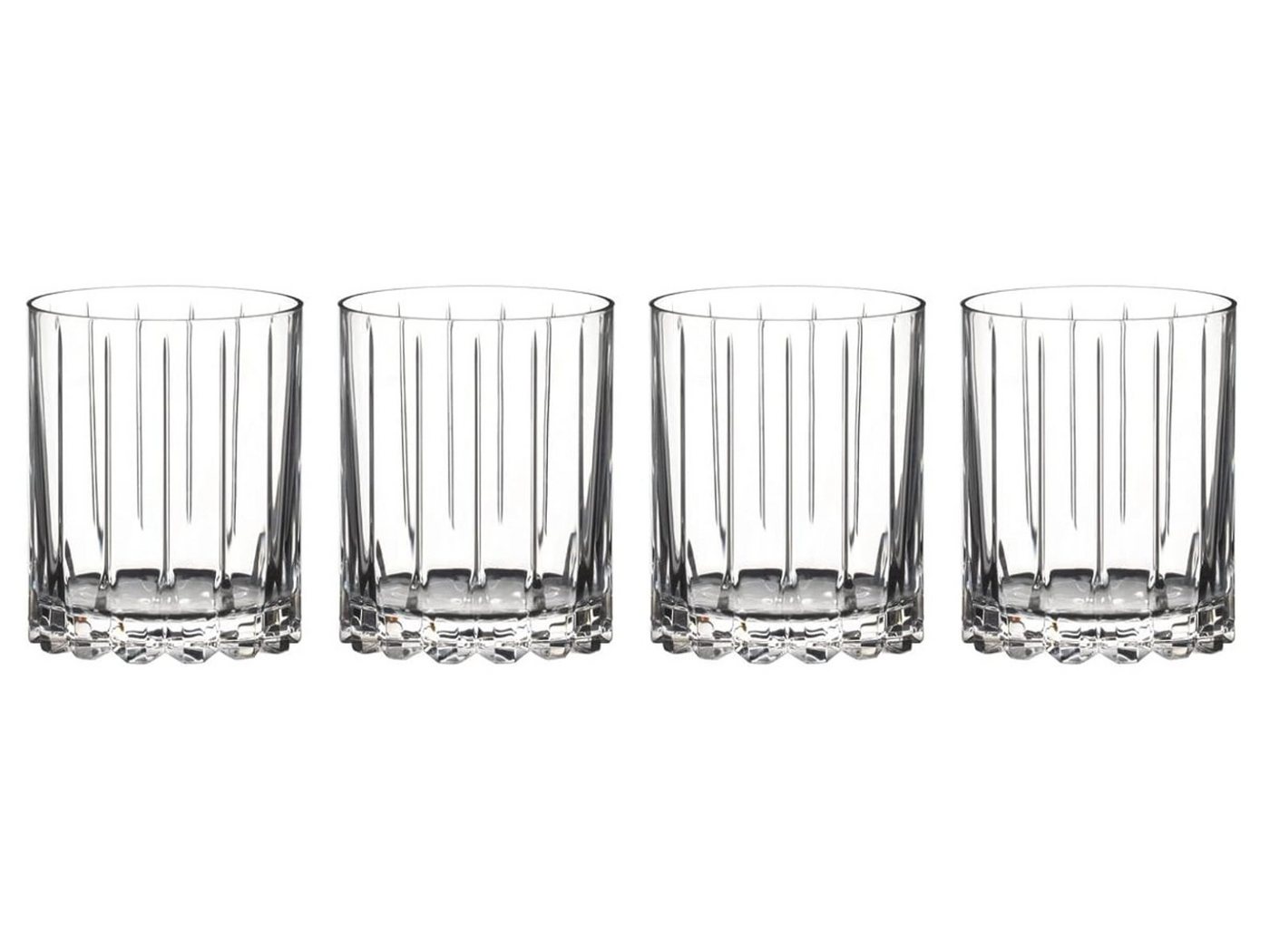 RIEDEL THE WINE GLASS COMPANY Glas Bar Double Rocks Glasset 0,37 l 4 tlg., Kristallglas von RIEDEL THE WINE GLASS COMPANY