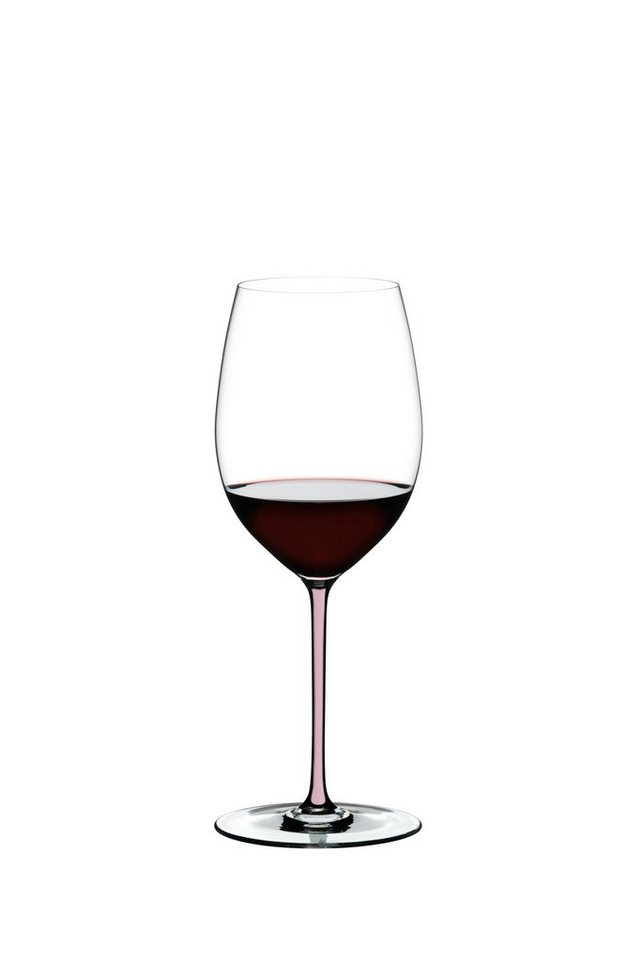 RIEDEL THE WINE GLASS COMPANY Rotweinglas Riedel Fatto a Mano Cabernet/Merlot - Pink, Glas von RIEDEL THE WINE GLASS COMPANY