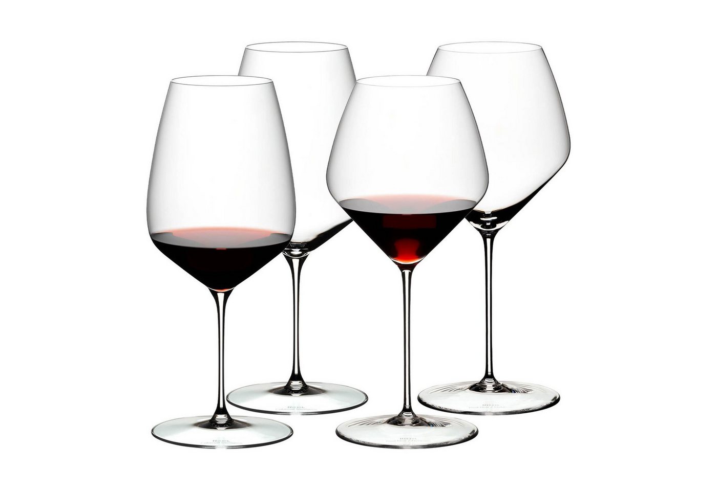 RIEDEL THE WINE GLASS COMPANY Rotweinglas Veloce Rotweingläser 4er Set, Glas von RIEDEL THE WINE GLASS COMPANY