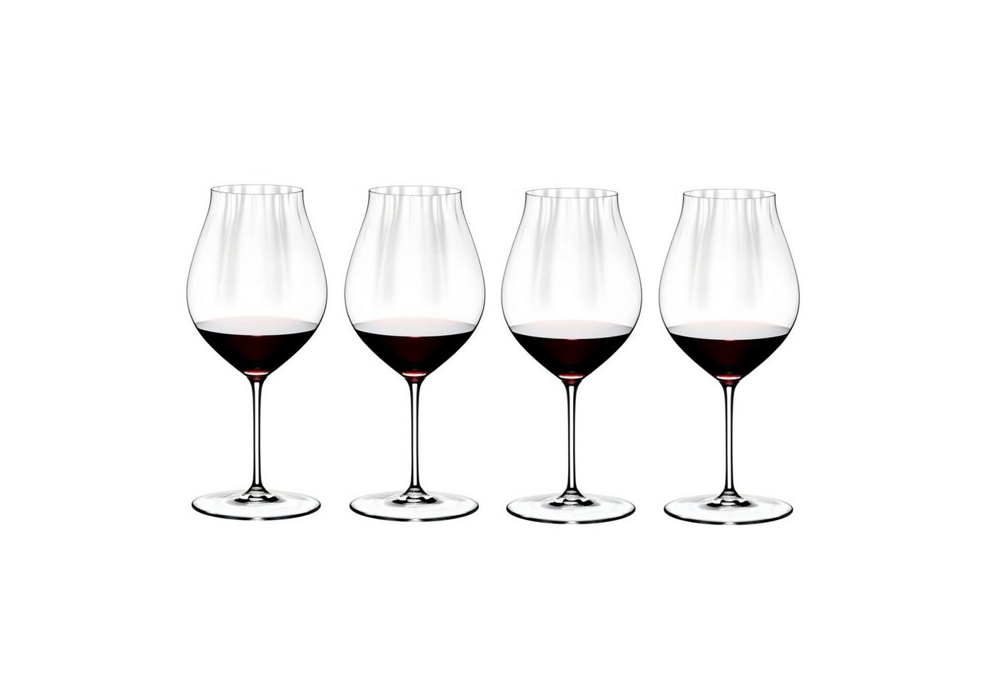 RIEDEL THE WINE GLASS COMPANY Weinglas Riedel Performance Pinot Noir 4er Set, Kristallglas von RIEDEL THE WINE GLASS COMPANY