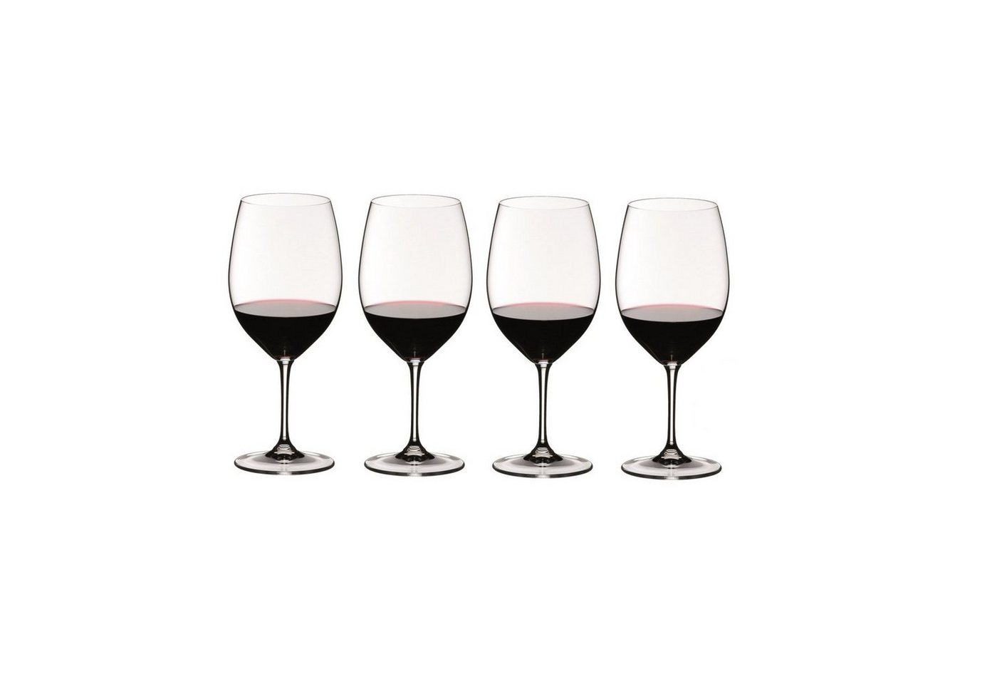 RIEDEL THE WINE GLASS COMPANY Weinglas Vinum Cabernet Sauvignon Merlot 4er Set, Kristallglas von RIEDEL THE WINE GLASS COMPANY